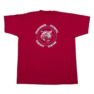 Vintage Pink Tony Fournier's Olympic Karate Center Single Stitch T Shirt